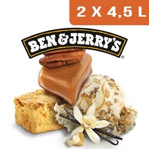 Ben & Jerry's Bac Vanilla Pecan Blondie -2 x 4,5L - 